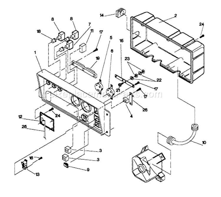 Page A Diagram and Parts List for 0633-0  Briggs and Stratton Generator